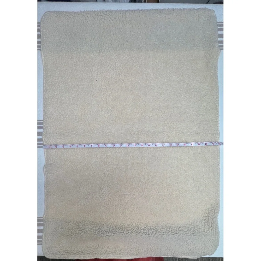 K&H Pet Products Heating Pad Cover Only 25x36 Cream Faux Fleece Replacement